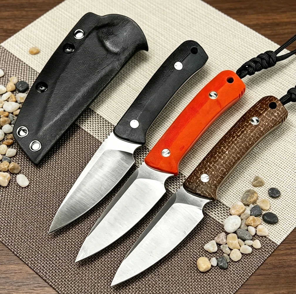 Hunting And Camping In Jungle - Coltello multiuso a lama fissa, ideale
