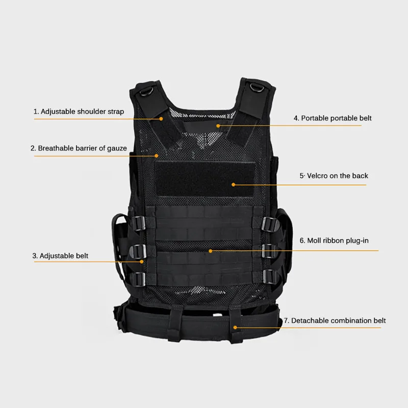 Gilet Tattico Molle Regolabile - Hunting Outdoor Game recensione e prezzo
