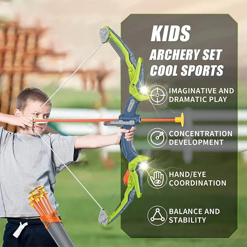 Arco e frecce per bambini, kit - Outdoor Hunting Games For Kids recensione e prezzo