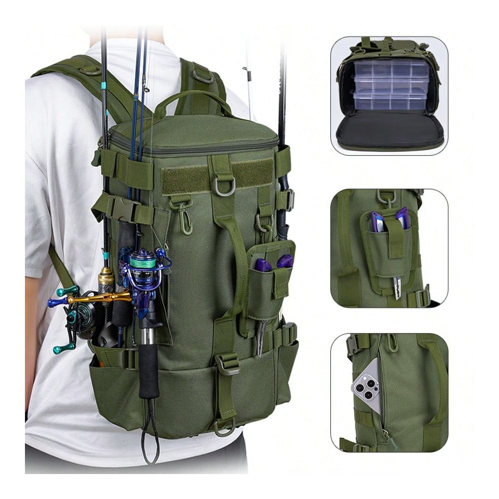 Zaino da Pesca per Uomo, Borsa - Outdoor Hunting Gear Storage recensione e prezzo